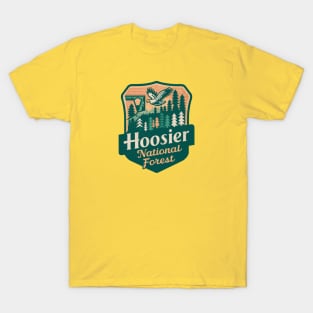 Hoosier National Forest Retro Emblem T-Shirt